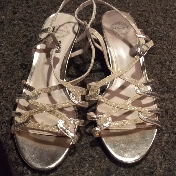 I.MILLER SANDALS/flats GOLD ELEGANT SUMMER - Picture 3 of 8